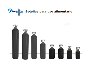 Cómo identificar los tamaños de las botellas de CO2 - Gasbar